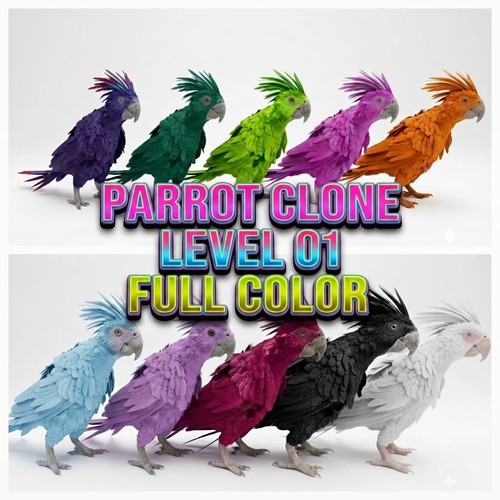 Parrot femmina full - femmina, color