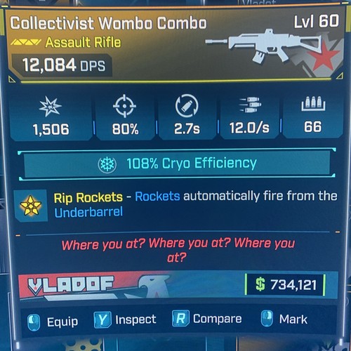 Borderlands lvl 60 god - 4⭐️lvl,